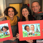 Showkünstler Agnes Als Kind In Der Zeichnungsschule In Yerevan