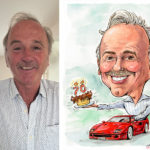 1430, 70 Jahre, Ferrari, Agnes Karikaturen, Alleinunterhalter, Armenian Artist From Yerevan, Bild, Cartoon, Clipart, Comic, Comiczeichner, Entertainer, Firmenevent, Geburtstag, Geschaeftsessen, Geschäftsanlass, Geschenkidee, Hochzeit, Illustration, Image