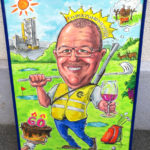 Alleinunterhalter, Unterhaltung, Kunst, Kunsthandwerk, Firmenevent, Geschaeftsessen, Geburtstag, Hochzeit, Firmenevent, Geschenkidee, Hochzeit, Jubilaeum, Kuenstler, Live Karikaturist, Pensionierung, Messeanimation, Portraitbild Zeichnen, Showkuenstler, E